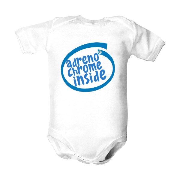 Dětské body  s potiskem adrenochrome inside