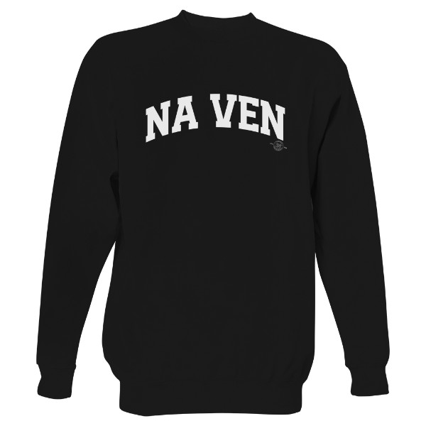 Mikina bez kapuce Unisex s potiskem NA VEN