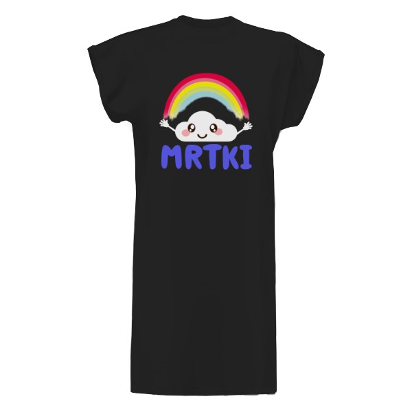 Tričko s potiskem ŠATY MRTKI